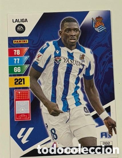 Cromos de f&uacute;tbol: 292 TRAORE REAL SOCIEDAD Panini Adrenalyn XL LaLiga 2023 2024