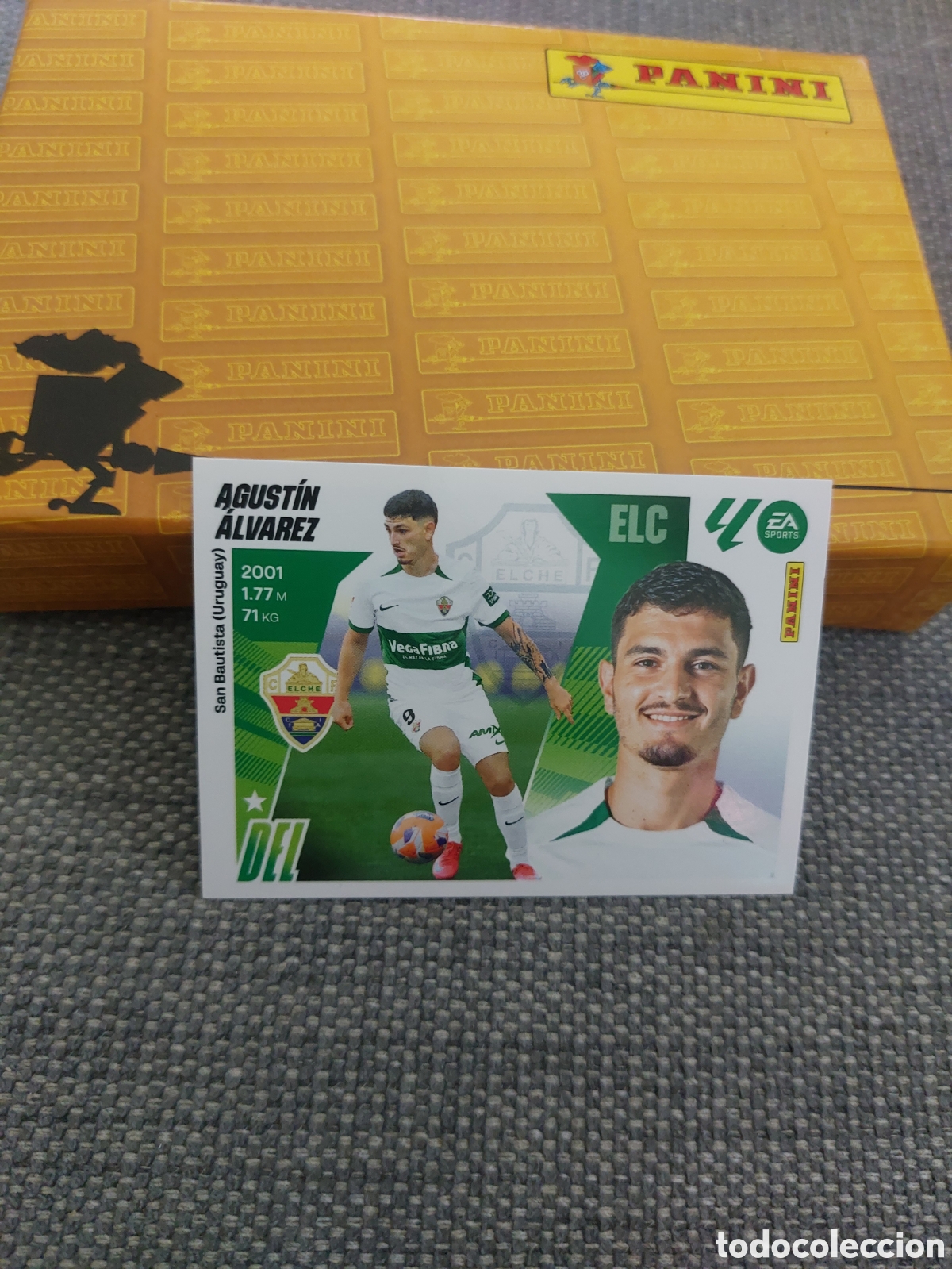 Cromos de f&uacute;tbol: 17 AGUSTIN ALVAREZ ELCHE PANINI LIGA ESTE 25 26 2025 2026
