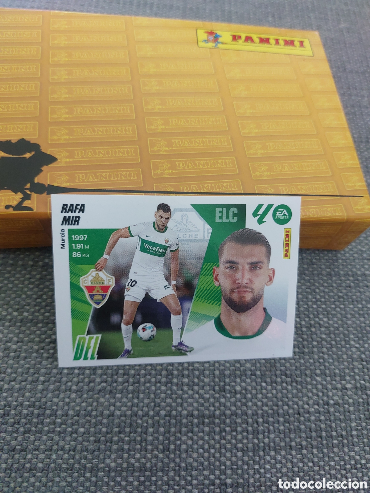 Cromos de f&uacute;tbol: 17BIS 17 BIS RAFA MIR COLOCA ELCHE LIGA ESTE 2025 2026 25 26
