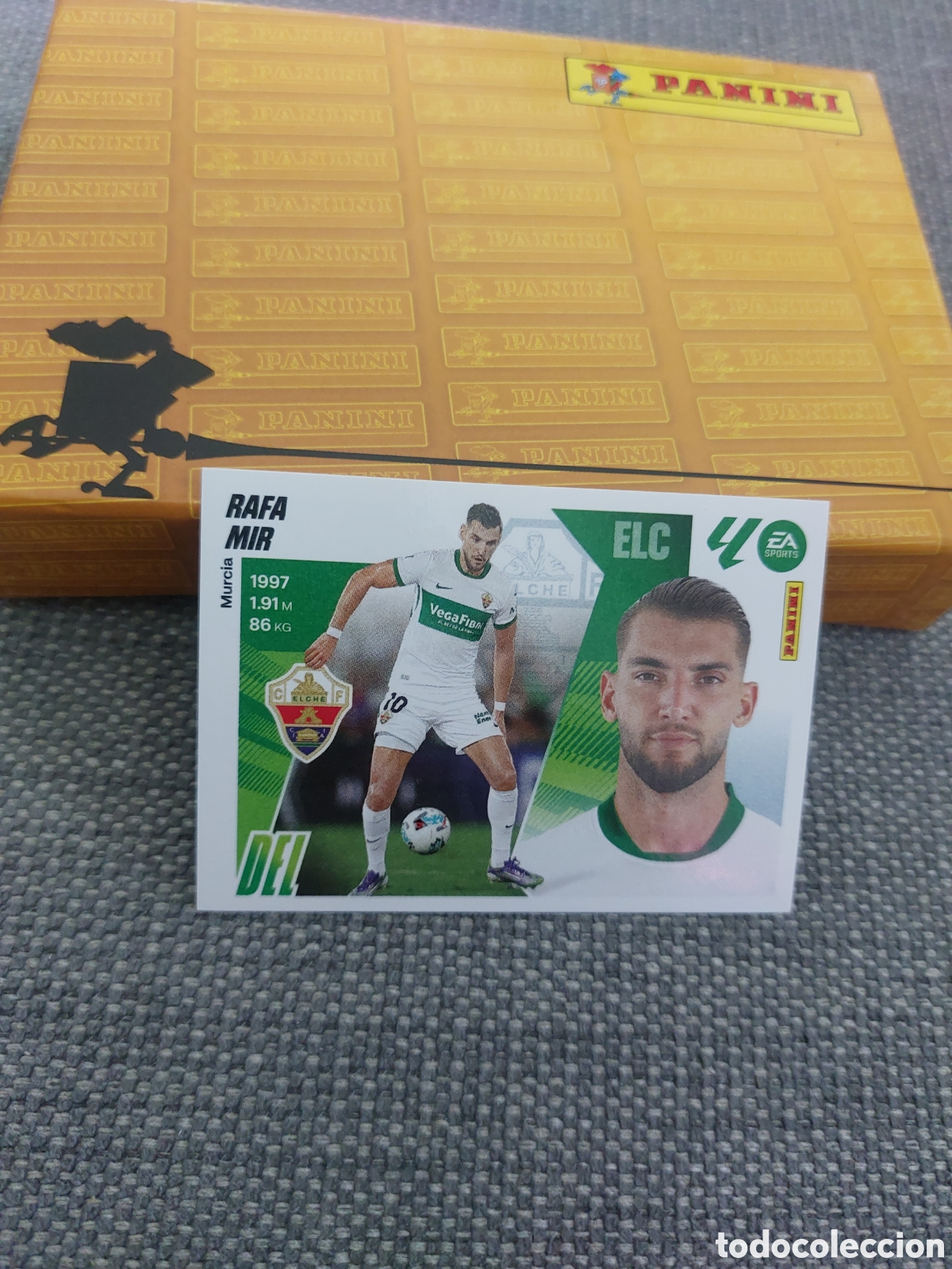 Cromos de f&uacute;tbol: 17BIS 17 BIS RAFA MIR COLOCA ELCHE LIGA ESTE 2025 2026 25 26