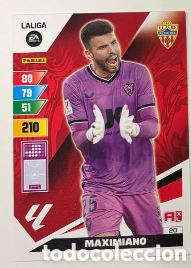 Cromos de f&uacute;tbol: 20 MAXIMIANO ALMERIA Panini Adrenalyn XL LaLiga 2023 2024