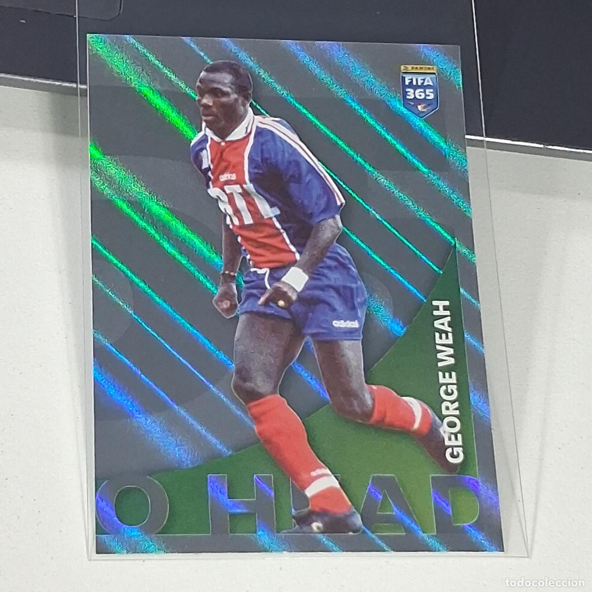 Cromos de f&uacute;tbol: B36 40 GEORGE WEAH PARIS PSG SAINT GERMAIN FUTBOL PANINI FIFA 365 2026 26 STICKER GOLDEN