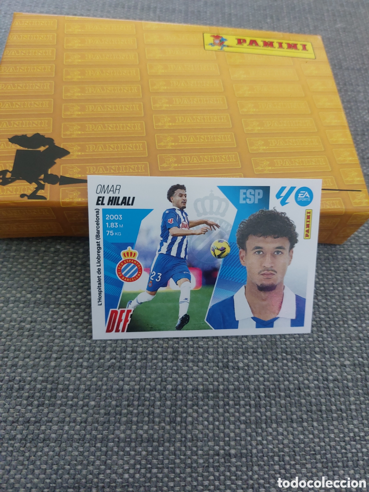 Cromos de f&uacute;tbol: 5 OMAR EL HILALI ESPANYOL PANINI LIGA ESTE 25 26 2025 2026