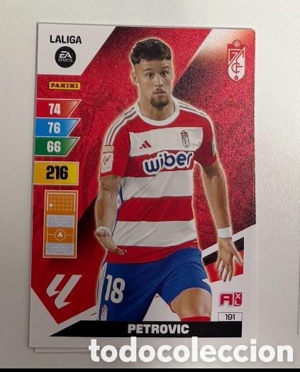 Cromos de f&uacute;tbol: 191 PETROVIC GRANADA Panini Adrenalyn XL LaLiga 2023 2024