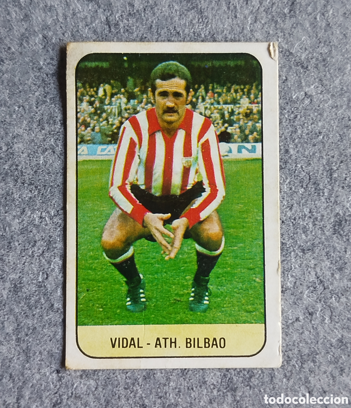 Cartes &agrave; collectionner de Football: BAJA VIDAL ATHLETIC DE BILBAO ESTE 78 79 1978 1979 CROMO DESPEGADO