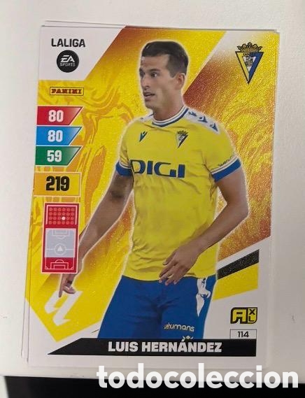 Cartes &agrave; collectionner de Football: 114 LUIS HERNANDEZ CADIZ Panini Adrenalyn XL LaLiga 2023 2024