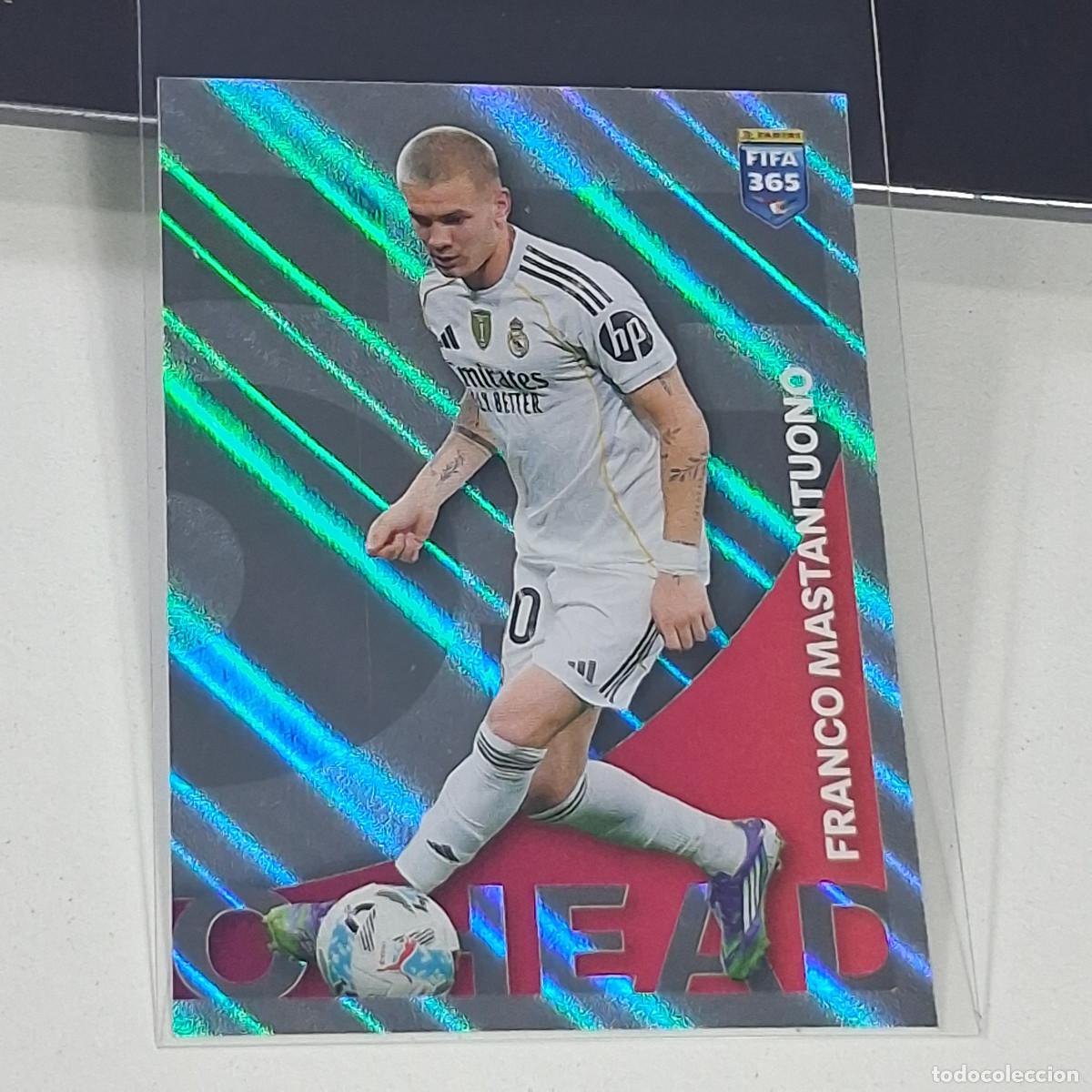 Cromos de f&uacute;tbol: B36 150 FRANCO MASTANTUONO REAL MADRID HEAD TO FUTBOL PANINI FIFA 365 2026 26 STICKER GOLDEN