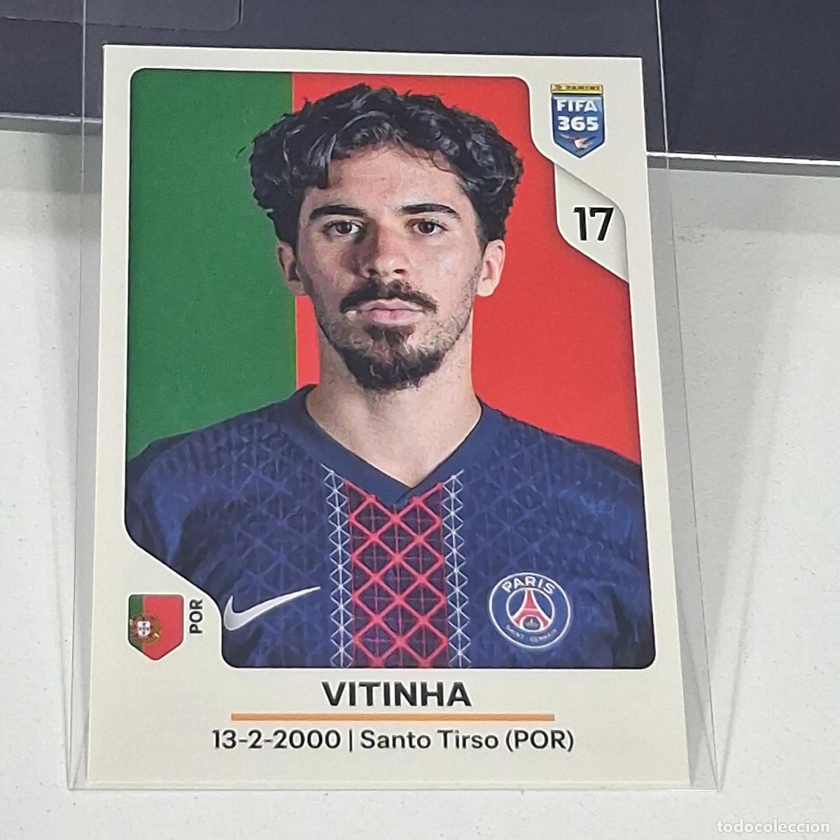 Cromos de f&uacute;tbol: B36 159 VITINHA PARIS SAINT GERMAIN PSG PANINI FIFA 365 2026 26 STICKER GOLDEN