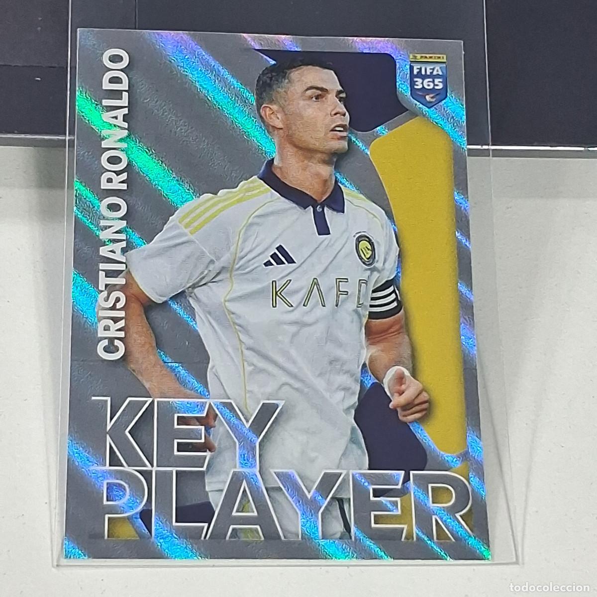 Cromos de f&uacute;tbol: B36 435 CRISTIANO RONALDO KEY PLAYER FOIL AL NASSR PANINI FIFA 365 2026 26 STICKER GOLDEN