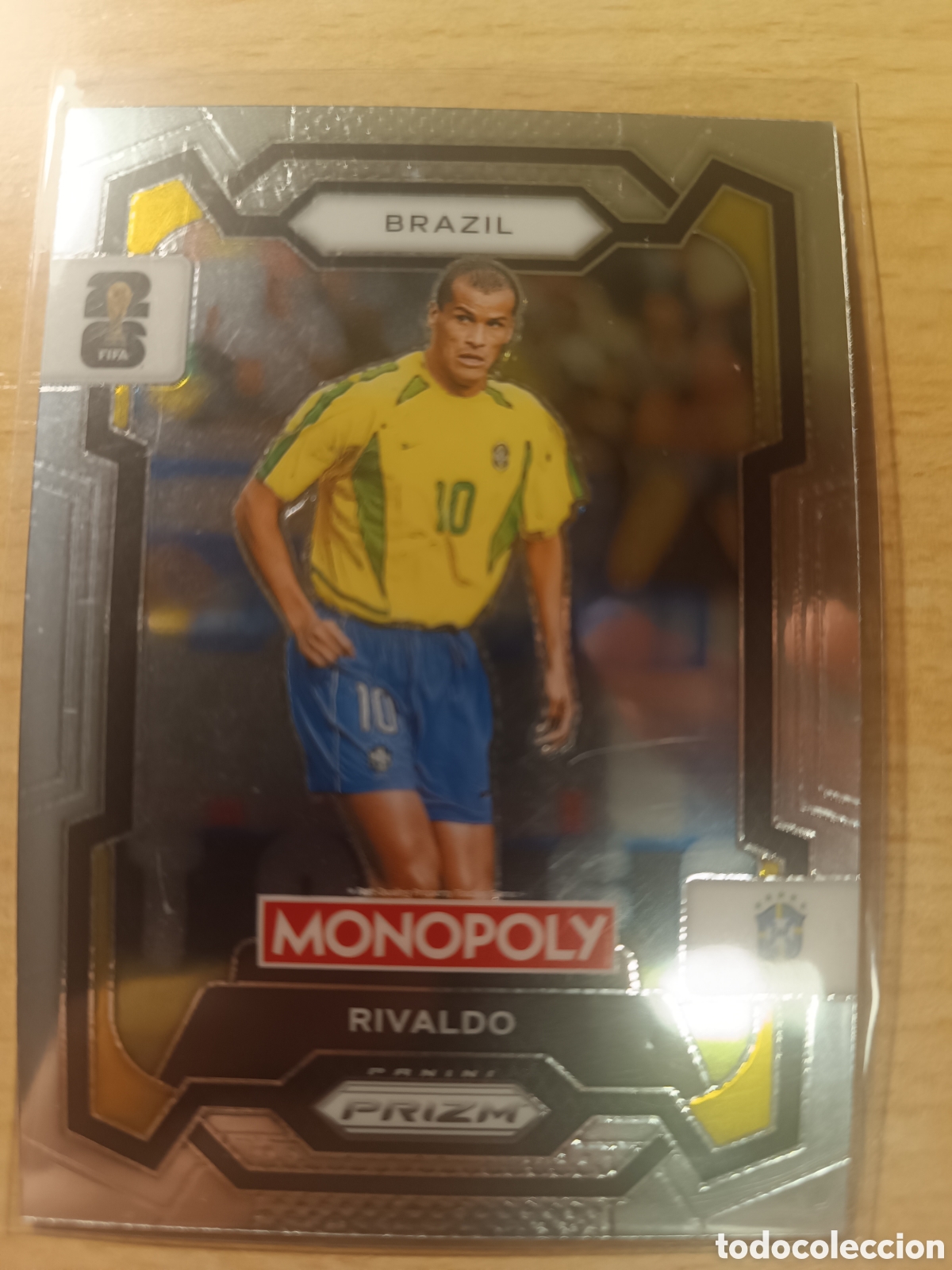 Cromos de f&uacute;tbol: 21 RIVALDO BRAZIL BRASIL MONOPOLY PANINI PRIZIM FIFA WORLD CUP 2026 MUNDIAL 26