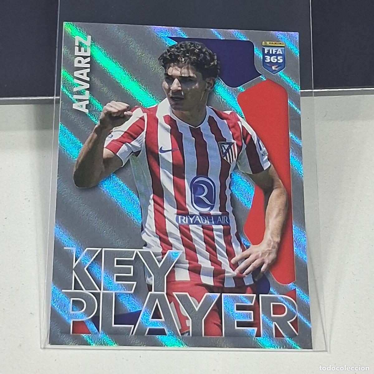 Cromos de f&uacute;tbol: B36 453 JULIAN ALVAREZ KEY PLAYER ATLETICO DE MADRID FUTBOL PANINI FIFA 365 2026 26 STICKER GOLDEN