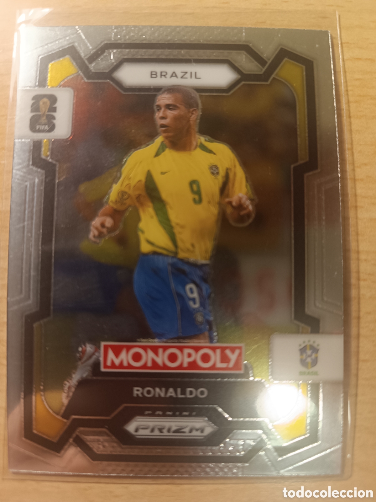 Cromos de f&uacute;tbol: 18 RONALDO NAZARIO BRAZIL BRASIL MONOPOLY PANINI PRIZIM FIFA WORLD CUP 2026 MUNDIAL 26