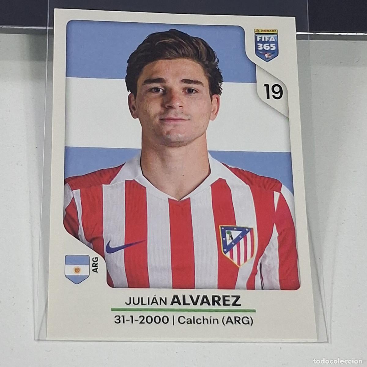 Cromos de f&uacute;tbol: B36 458 JULIAN ALVAREZ ATLETICO DE MADRID FUTBOL PANINI FIFA 365 2026 26 STICKER GOLDEN
