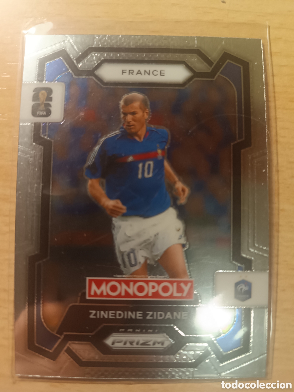 Cromos de f&uacute;tbol: 9 ZINEDINE ZIDANE FRANCE FRANCIA MONOPOLY PANINI PRIZIM FIFA WORLD CUP 2026 MUNDIAL 26