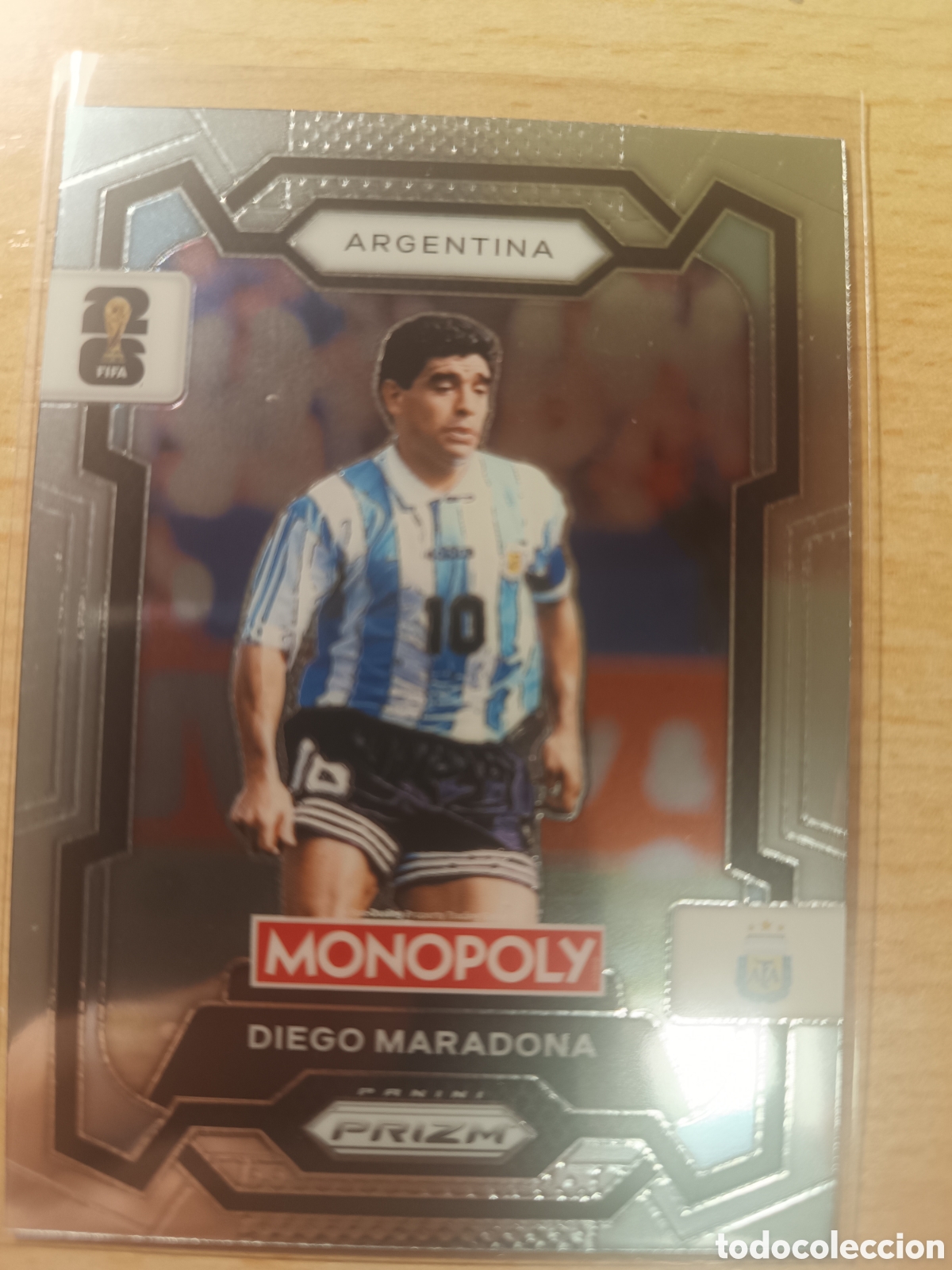 Cromos de f&uacute;tbol: 3 DIEGO MARADONA ARGENTINA MONOPOLY PANINI PRIZIM FIFA WORLD CUP 2026 MUNDIAL 26