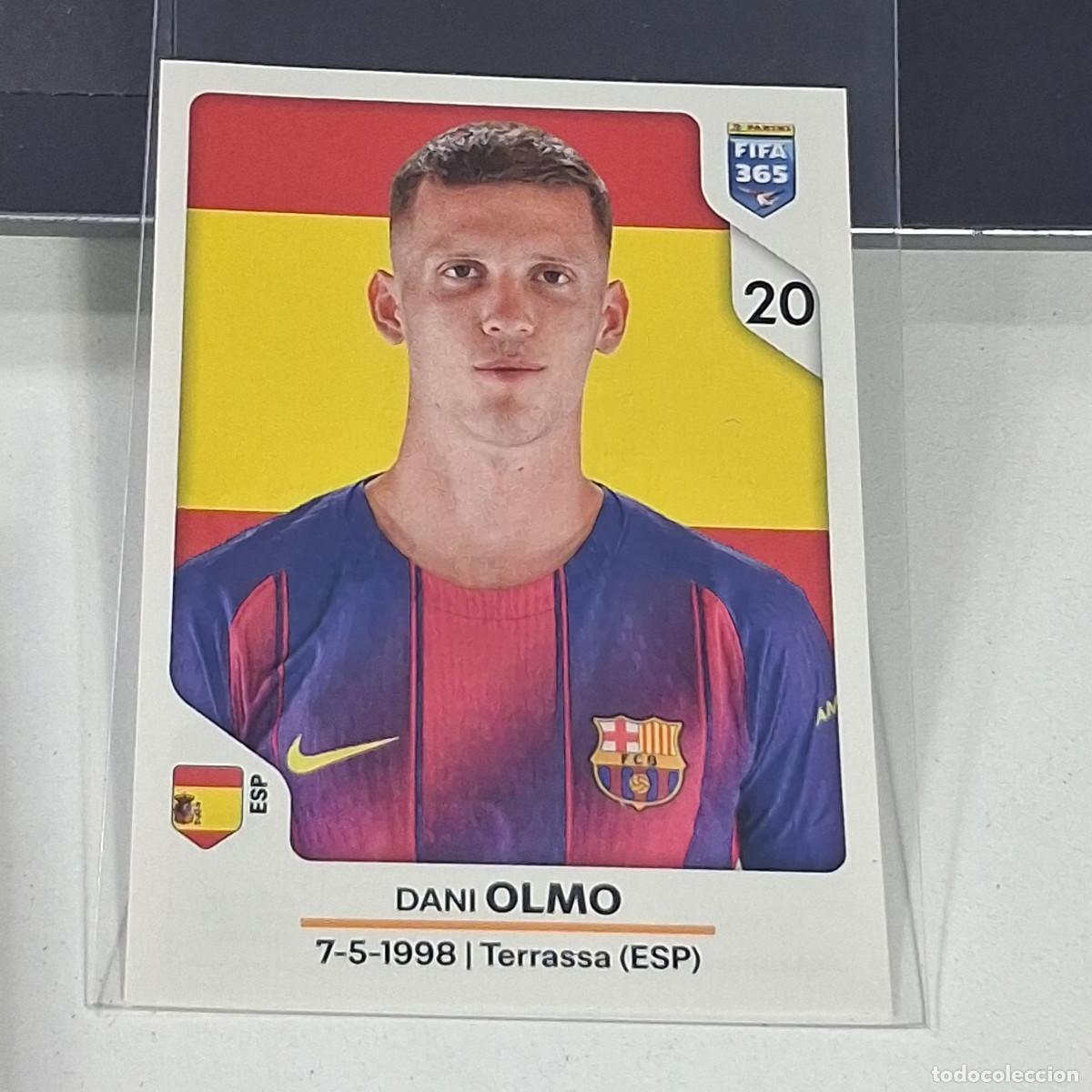 Cromos de f&uacute;tbol: B36 487 DANI OLMO BARCELONA BAR&Ccedil;A FUTBOL PANINI FIFA 365 2026 26 STICKER