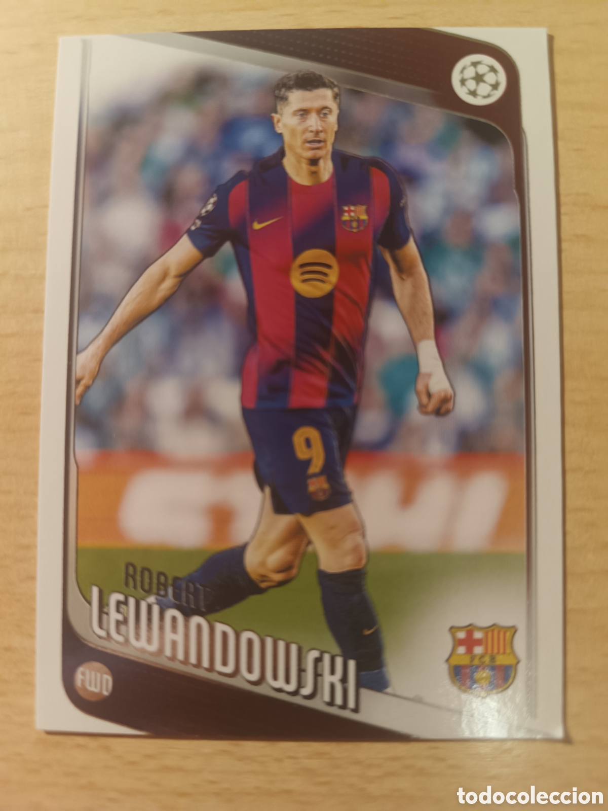 Cromos de f&uacute;tbol: 75 ROBERT LEWANDOWSKI FC BARCELONA UCC FLAGSHIP 2025 2026 TOPPS 25 26