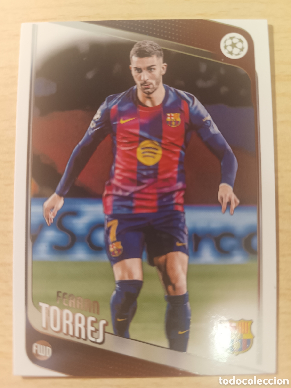 Cromos de f&uacute;tbol: 138 FERRAN TORRES FC BARCELONA UCC FLAGSHIP 2025 2026 TOPPS 25 26
