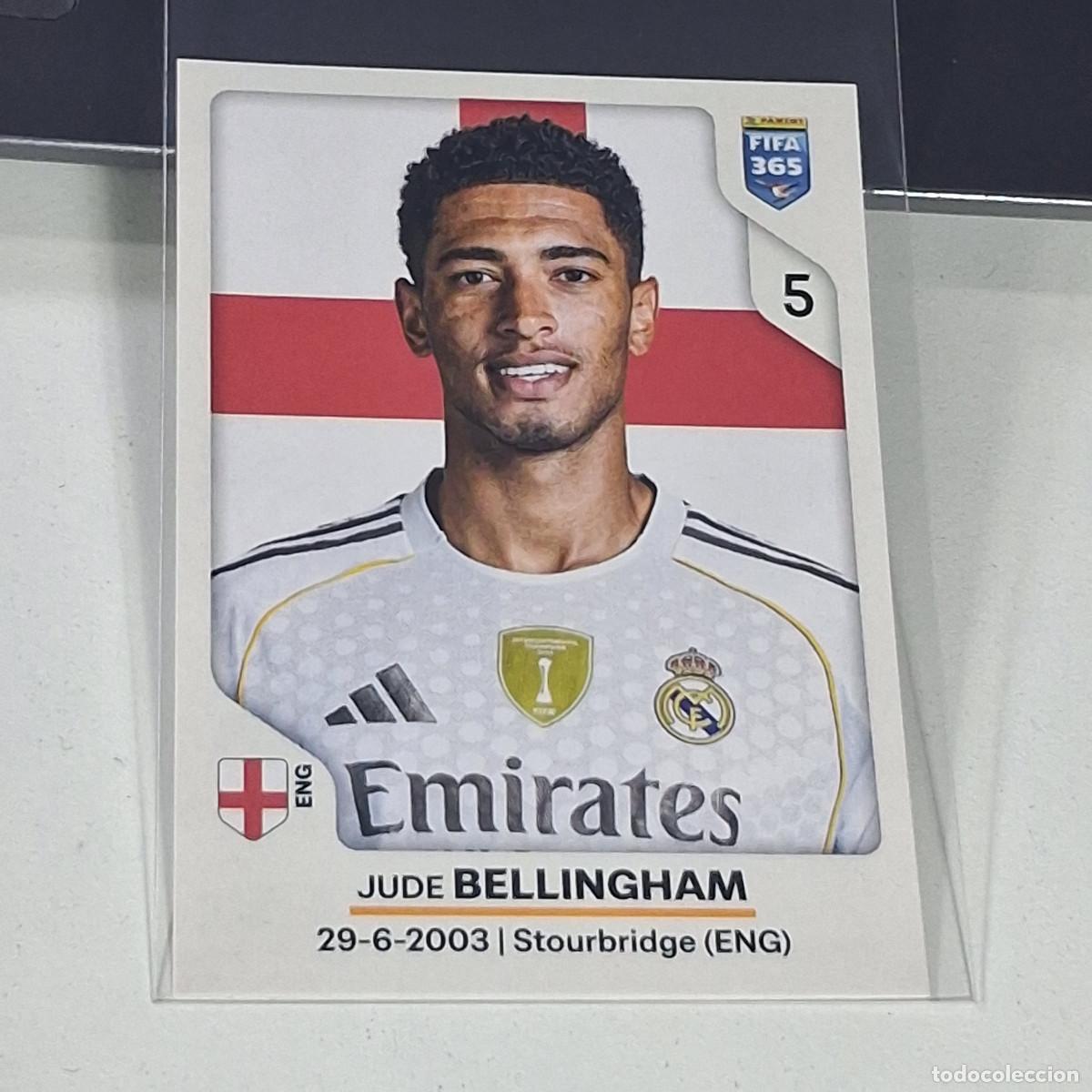 Cromos de f&uacute;tbol: B36 505 JUDE BELLINGHAM REAL MADRID PANINI FIFA 365 2026 26 STICKER GOLDEN