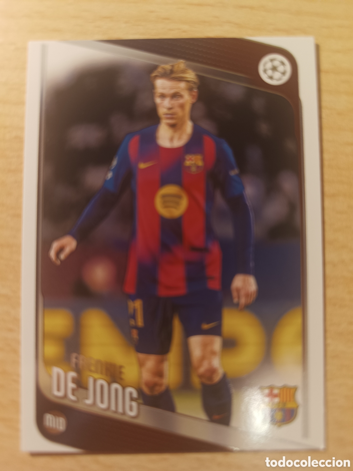 Cromos de f&uacute;tbol: 135 FRENKIE DE JONG FC BARCELONA UCC FLAGSHIP 2025 2026 TOPPS 25 26