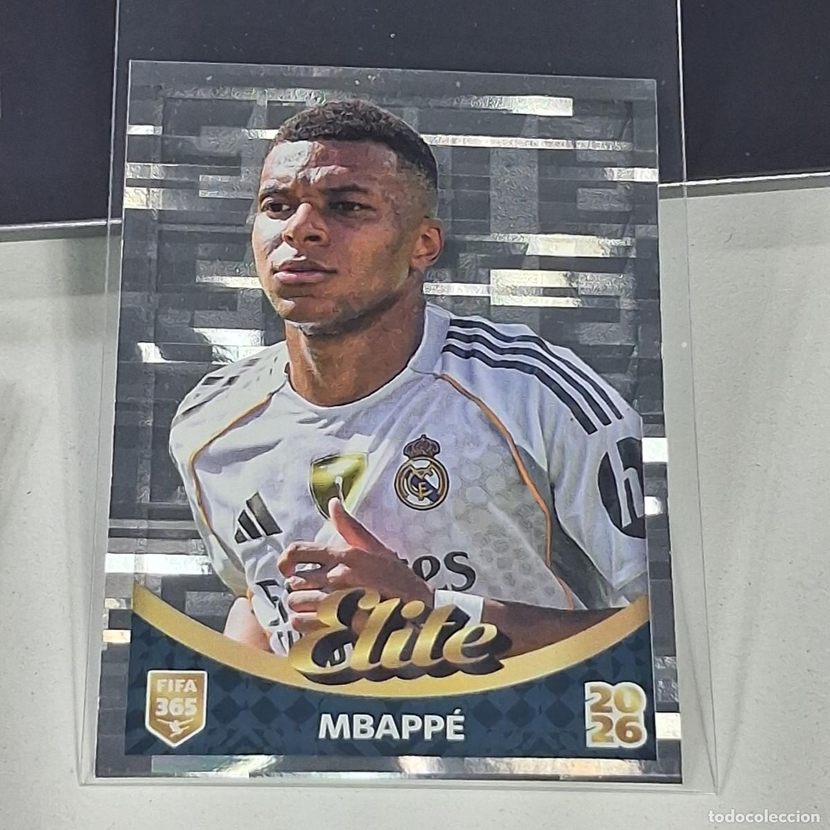 Cromos de f&uacute;tbol: B36 524 MBAPPE REAL MADRID ELITE FUTBOL PANINI FIFA 365 2026 26 STICKER GOLDEN