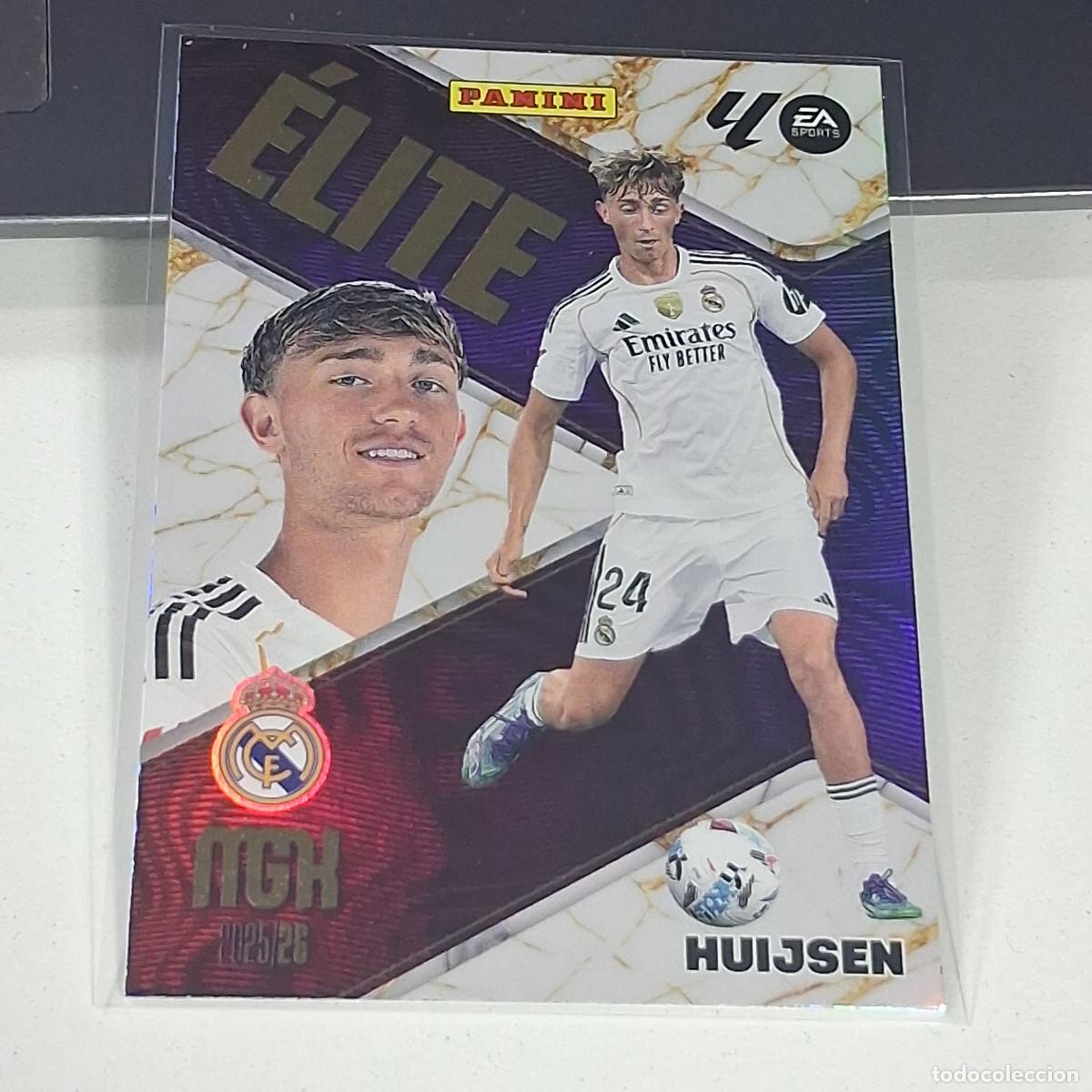Cromos de f&uacute;tbol: B37 505 HUIJSEN REAL MADRID ELITE 25 26 MGK 2025 2026 MEGACRACKS