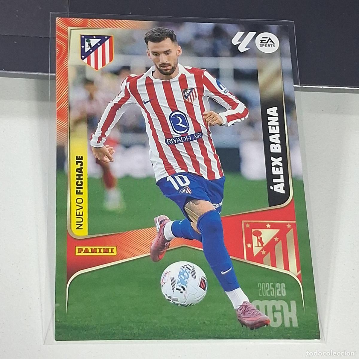 Cromos de f&uacute;tbol: B37 447 ALEX BAENA ATLETICO DE MADRID FICHAJE NUEVO 25 26 MGK 2025 2026 MEGACRACKS