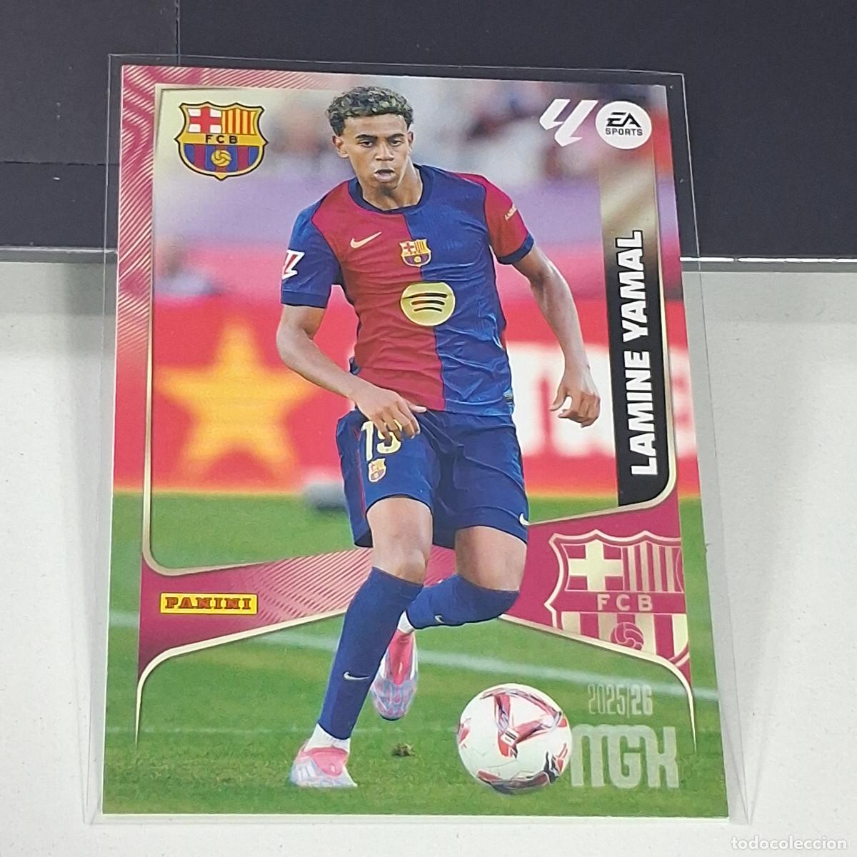 Cromos de f&uacute;tbol: B37 88 LAMINE YAMAL FC BAR&Ccedil;A BARCELONA 25 26 MGK 2025 2026 MEGACRACKS