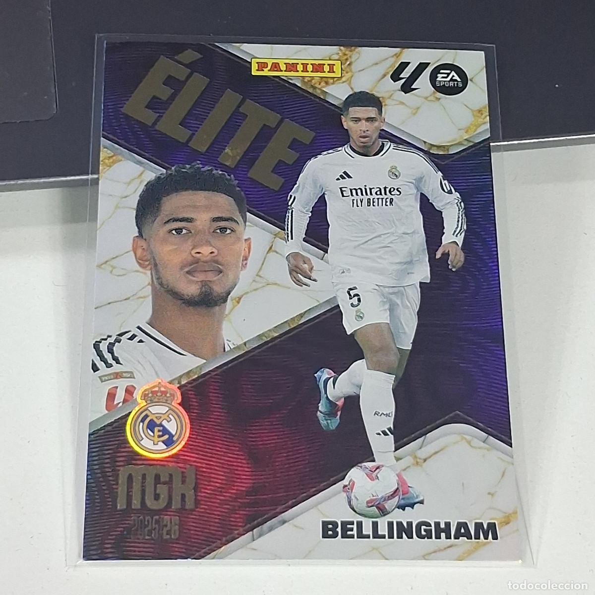 Cromos de f&uacute;tbol: B37 1 BELLINGHAM REAL MADRID ELITE POWER 25 26 MGK 2025 2026 MEGACRACKS