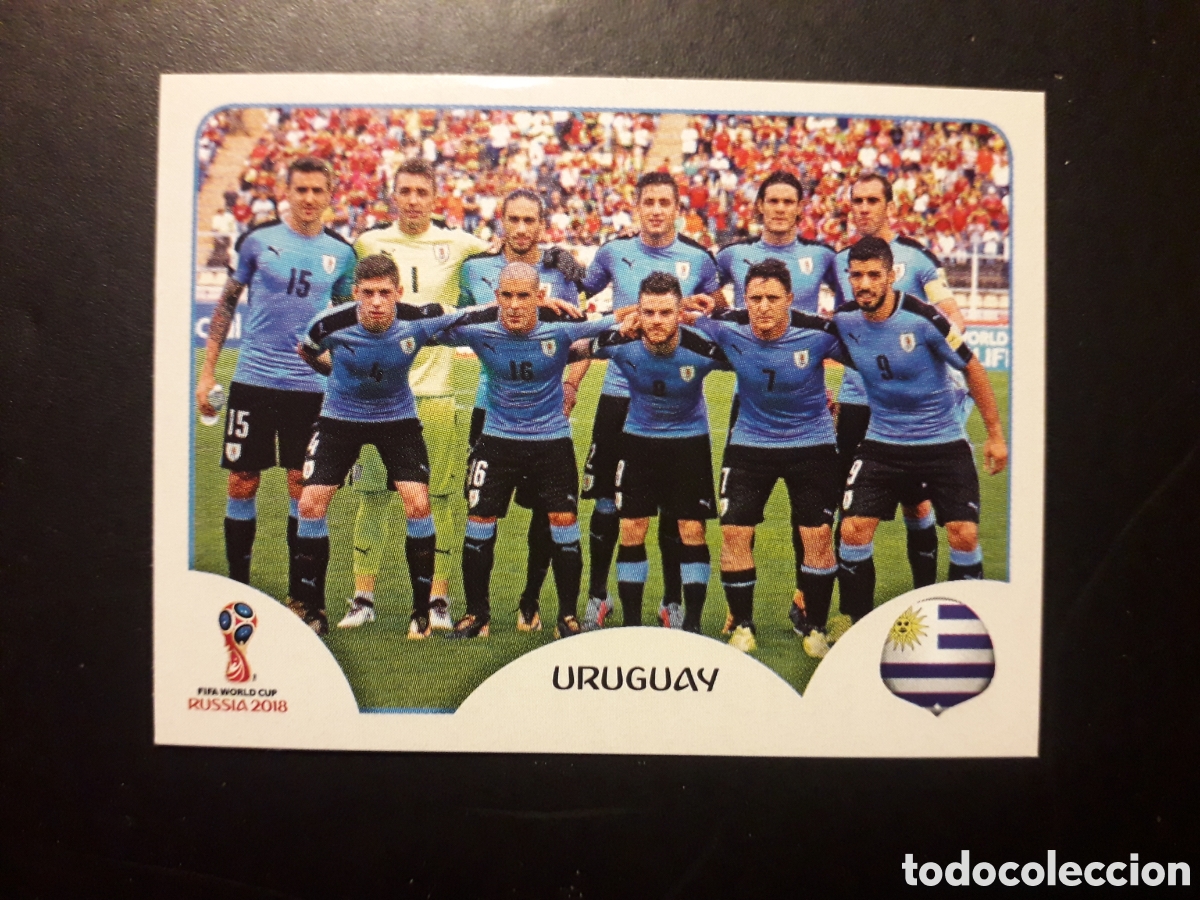 Cromos de f&uacute;tbol: EQUIPO URUGUAY MUNDIAL F&Uacute;TBOL RUSIA RUSSIA 2018 N&deg; 93 PANINI SIN PEGAR PEDIDO M&Iacute;NIMO 3&euro;