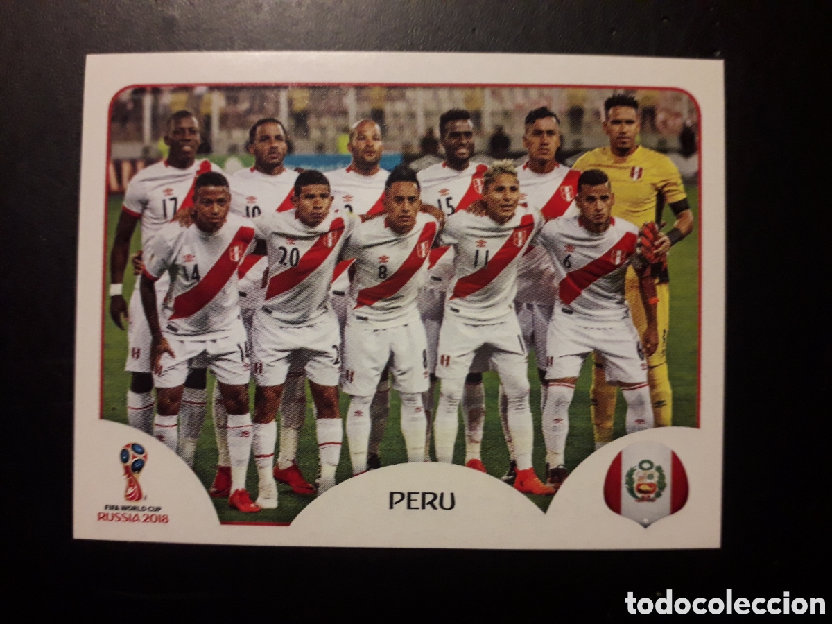Cromos de f&uacute;tbol: EQUIPO PER&Uacute; MUNDIAL F&Uacute;TBOL RUSIA RUSSIA 2018 N&deg; 233 PANINI SIN PEGAR PEDIDO M&Iacute;NIMO 3&euro;.