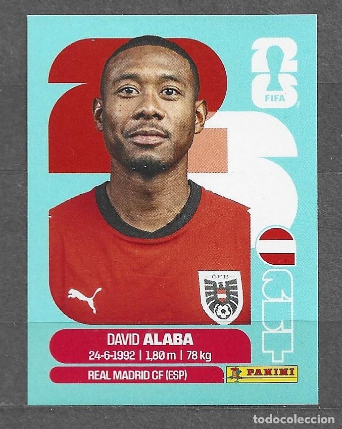 Cromos de f&uacute;tbol: Mundial 2016 - David Alaba - N&ordm; 4 - Austria