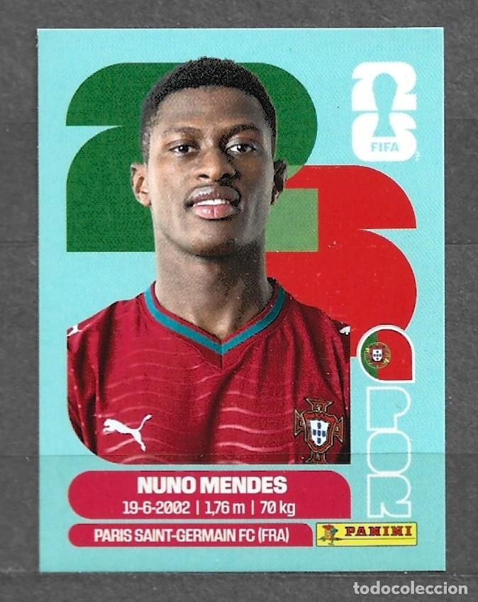 Cromos de f&uacute;tbol: Mundial 2016 - Nuno Mendes - N&ordm; 7 - Portugal