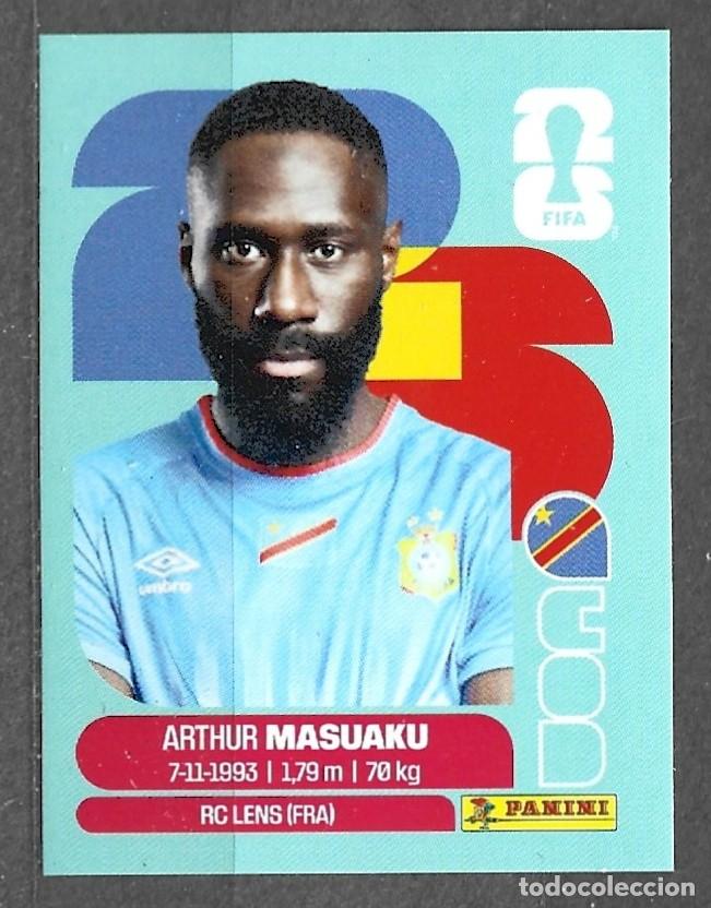 Cromos de f&uacute;tbol: Mundial 2016 - Arthur Masuaku - N&ordm; 5 - Congo DR