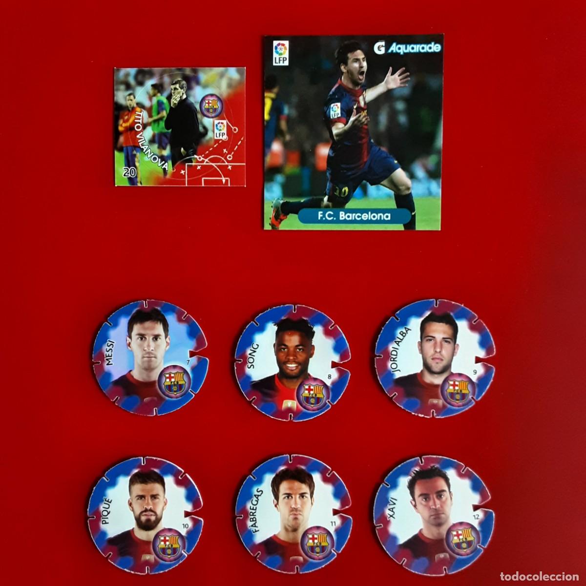 Cromos de f&uacute;tbol: EQUIPO COMPLETO BARCELONA LIGA 2012 2013 12 13 MATULIGA DE MATUTANO - MESSI