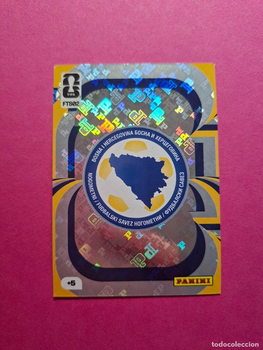 Cromos de f&uacute;tbol: FTS02 FTS2 ESCUDO LOGO BOSNIA HERZEGOVINA UPDATE PANINI ADRENALYN FIFA WORLD CUP 26 MUNDIAL 2026