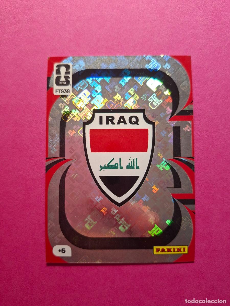 Cromos de f&uacute;tbol: FTS38 ESCUDO LOGO TEAM CREST IRAQ IRAK UPDATE PANINI ADRENALYN FIFA WORLD CUP 26 MUNDIAL 2026