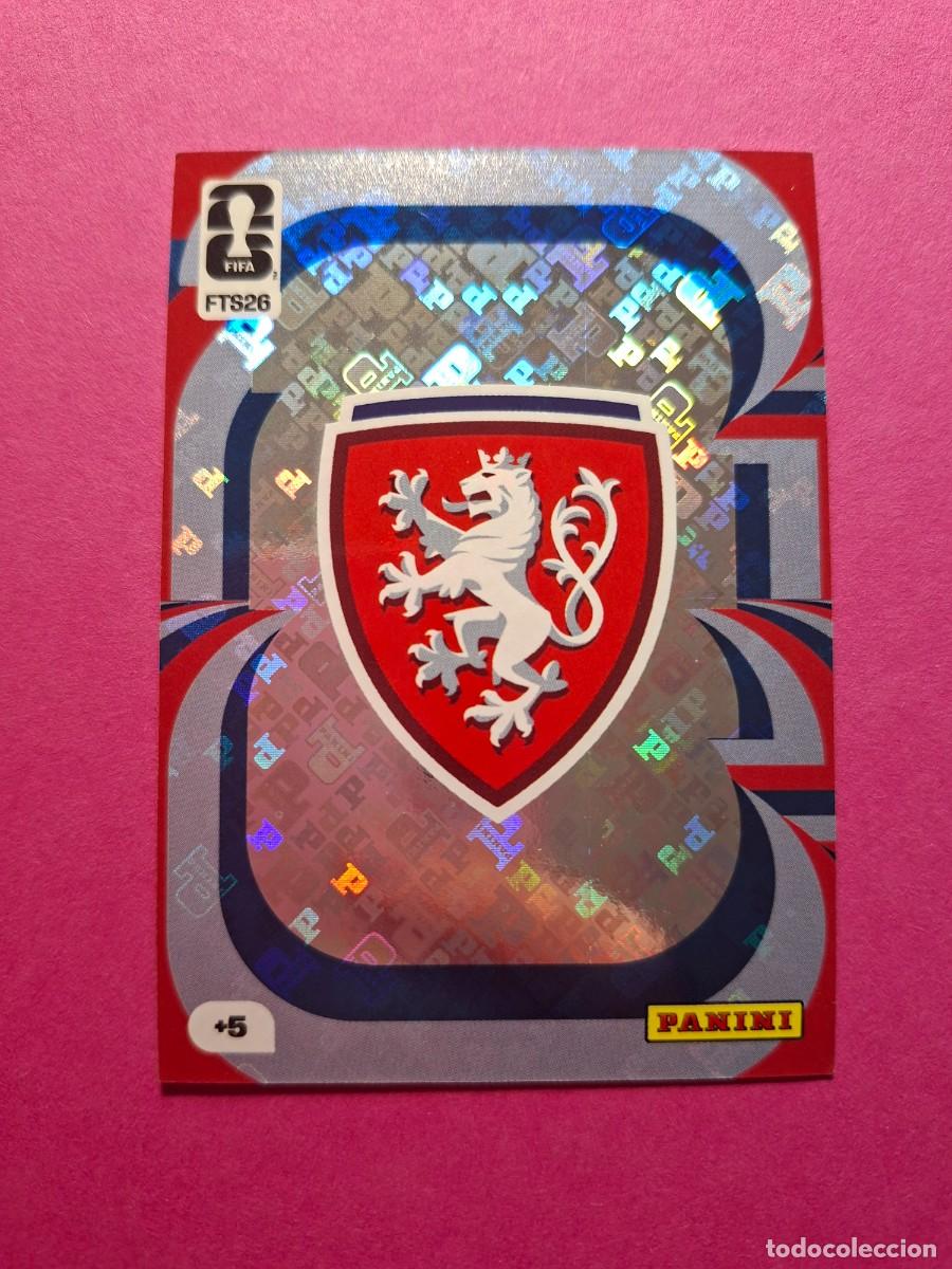 Cromos de f&uacute;tbol: FTS26 ESCUDO TEAM LOGO REPUBLICA CHECA UPDATE PANINI ADRENALYN FIFA WORLD CUP 26 MUNDIAL 2026