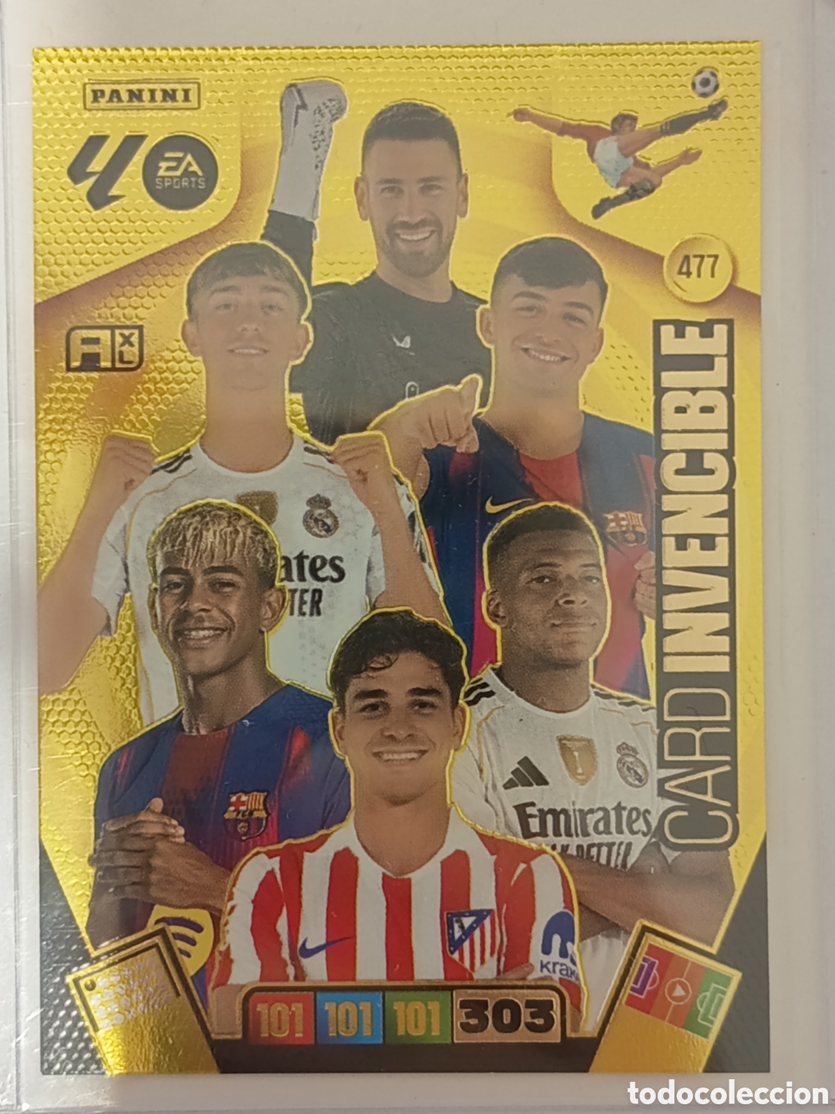 Cromos de f&uacute;tbol: 477 Card Invencible Adrenalyn XL 2025-2026