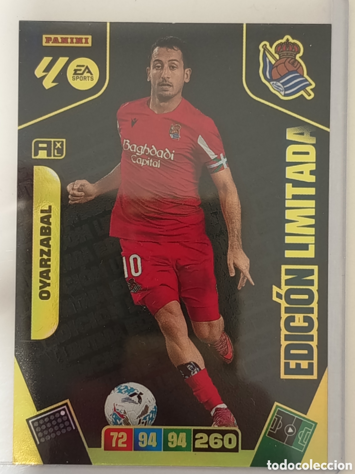 Cromos de f&uacute;tbol: Oyarzabal edici&oacute;n limitada adrenalyn 2025-2026