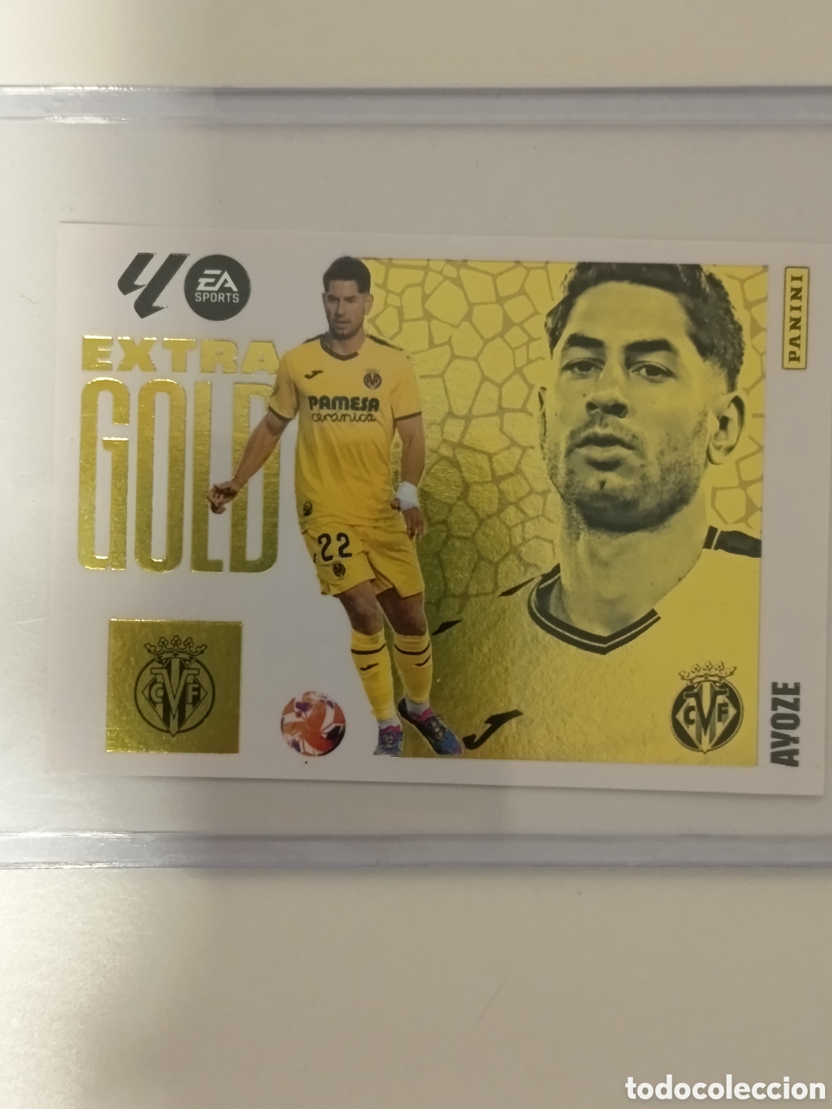 Cromos de f&uacute;tbol: Ayoze extra gold liga este 2025-2026