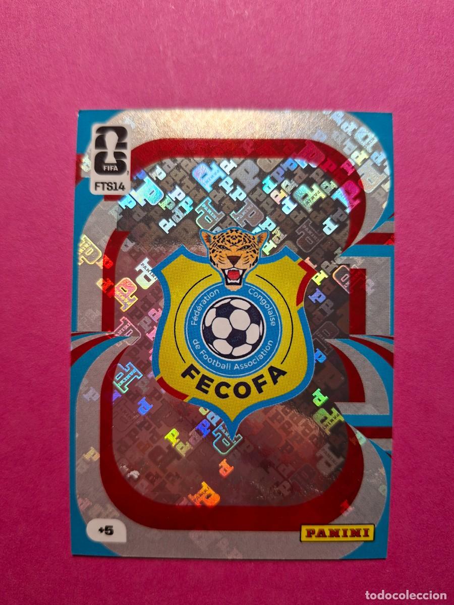 Cromos de f&uacute;tbol: FTS14 ESCUDO TEAM CREST LOGO CONGO UPDATE PANINI ADRENALYN FIFA WORLD CUP 26 MUNDIAL 2026