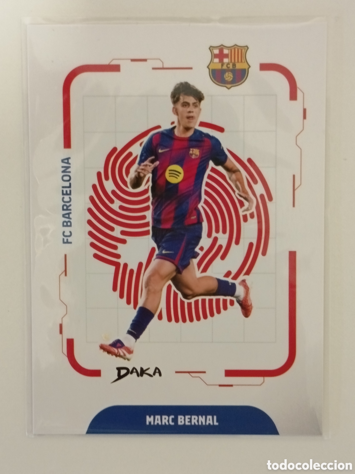Cromos de f&uacute;tbol: Marc Bernal daka barcelona 2025-2026