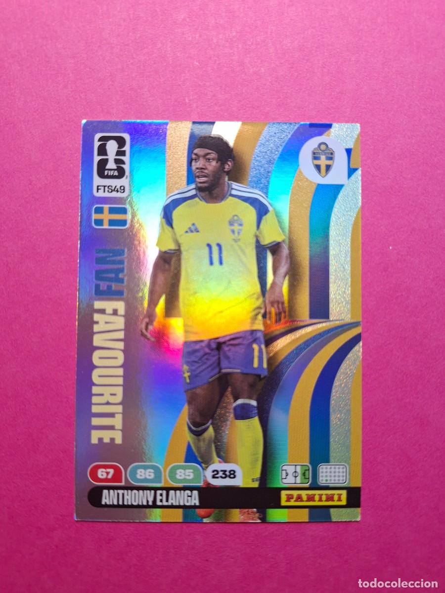 Cromos de f&uacute;tbol: FTS49 ANTHONY ELANGA SUECIA SWEDEN ICON UPDATE PANINI ADRENALYN FIFA WORLD CUP 26 MUNDIAL 2026