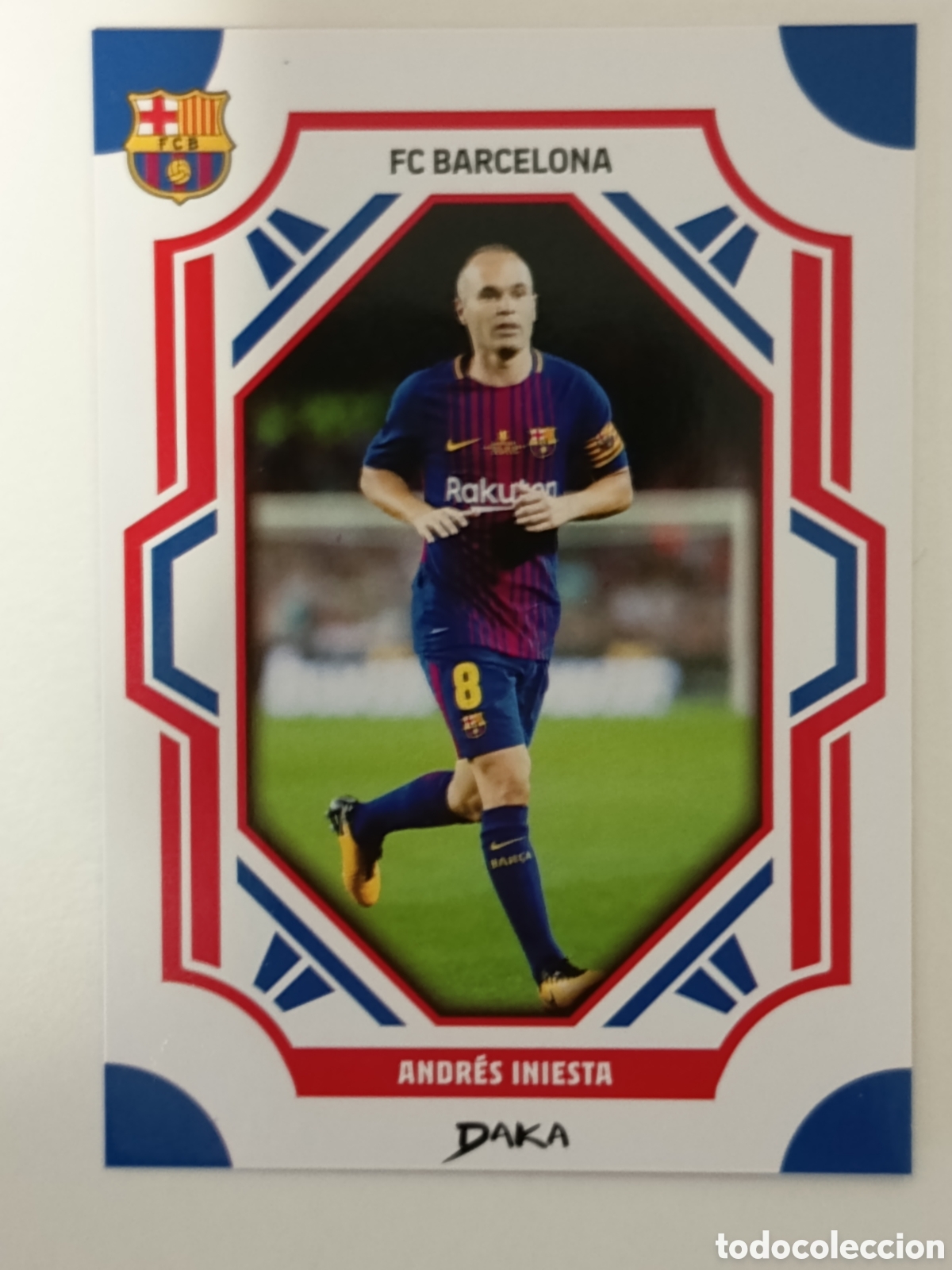 Cromos de f&uacute;tbol: Andr&eacute;s Iniesta Daka Barcelona