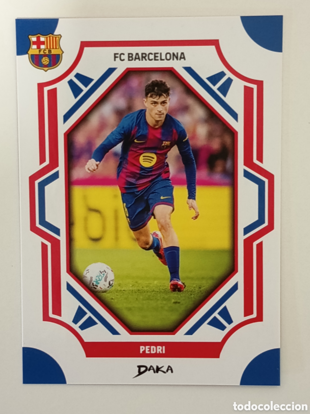 Cromos de f&uacute;tbol: Pedri Daka Barcelona 2025-2026