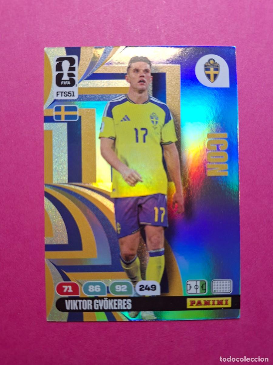 Cromos de f&uacute;tbol: FTS51 GYOKERES ICON SWEDEN SUECIA UPDATE PANINI ADRENALYN FIFA WORLD CUP 26 MUNDIAL 2026