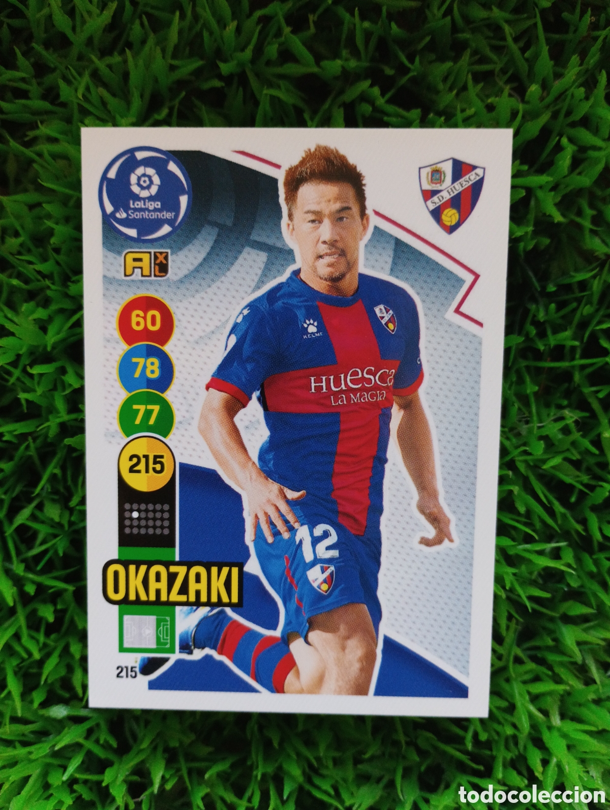 Cromos de f&uacute;tbol: Okazaki Huesca Adrenalyn 20-21 # 215