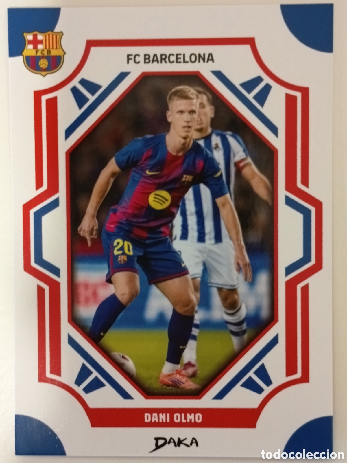 Cromos de f&uacute;tbol: Dani Olmo Daka Barcelona 2025-2026