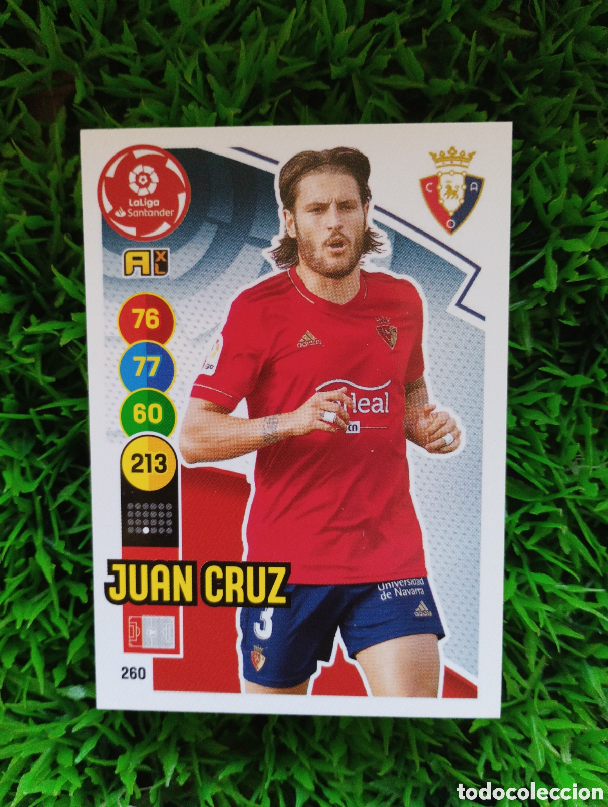 Cromos de f&uacute;tbol: Juan Cruz Osasuna Adrenalyn 20-21 # 260
